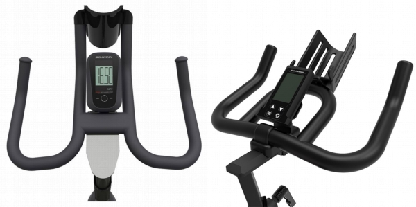 Consoles of Schwinn IC2 Indoor Cycling Bike and Schwinn IC3 Indoor Cycling Bike.