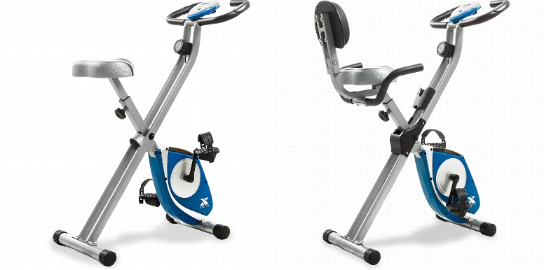 Side by side comparison of XTERRA Fitness FB150 Folding Exercise Bike and XTERRA Fitness FB350 Folding Exercise Bike.